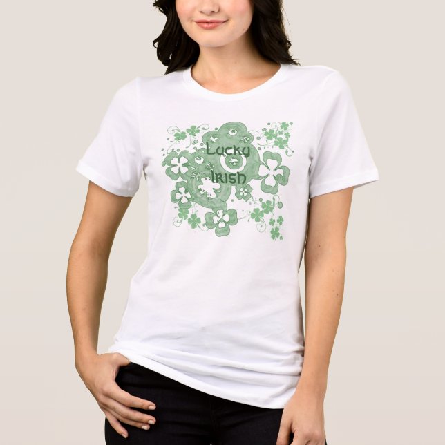 Lucky Fyrklöver- Lucky Irish Tee (Framsida)