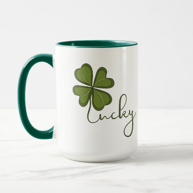 Lucky Fyrklöver Mugg (Vänster)