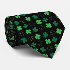 Lucky Fyrklöver Neck Tie - Black Slips
