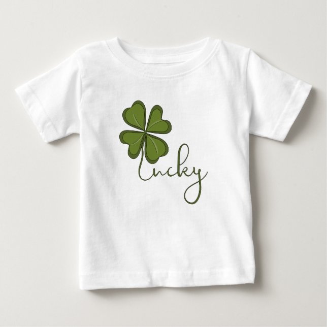 Lucky Fyrklöver T Shirt (Framsida)