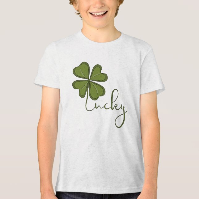 Lucky Fyrklöver T Shirt (Framsida)