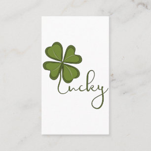 Lucky Fyrklöver Visitkort