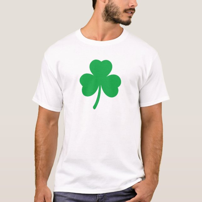 Lucky Fyrklövra Unisex Tee-mannen T Shirt (Framsida)