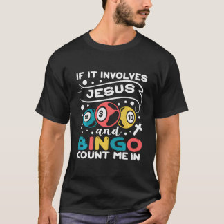 Lucky Gambling Bingo Älskare design för ett Bingo T Shirt