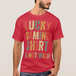 Lucky Gaming Tvättar inte fungerande spel Spela up T Shirt