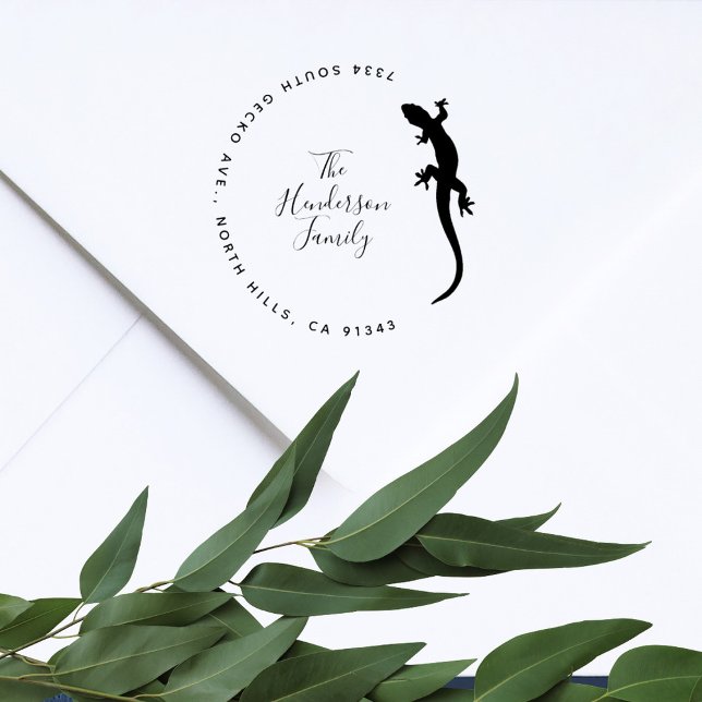 Lucky Gecko Lizard, Dirección de retorno de la fam Stämpel (Skapare uppladdad)