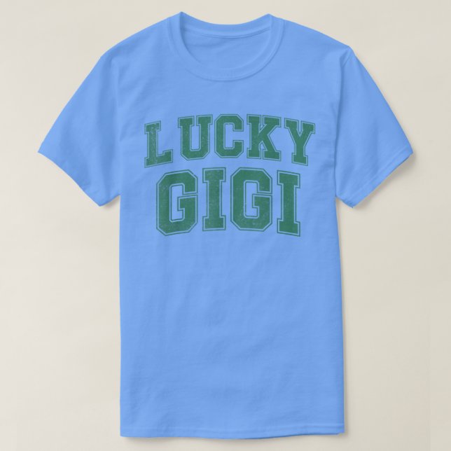 Lucky Gigi Life St patricks day Shamrock Family Wo T Shirt (Design framsida)
