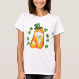 Lucky Ginger Kattunge St Patricks T Shirt