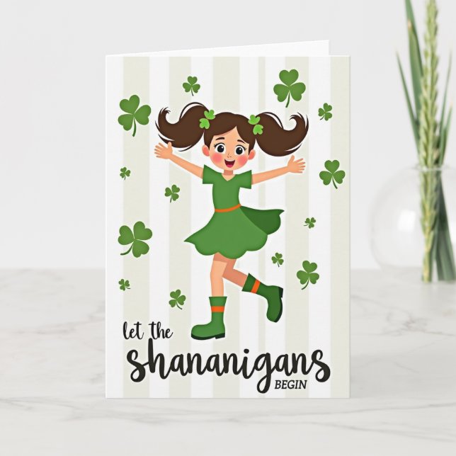 Lucky Girl Fun Time Card Kort (Framsida)