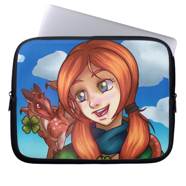 Lucky Girl Laptop Fodral (Framsidan)
