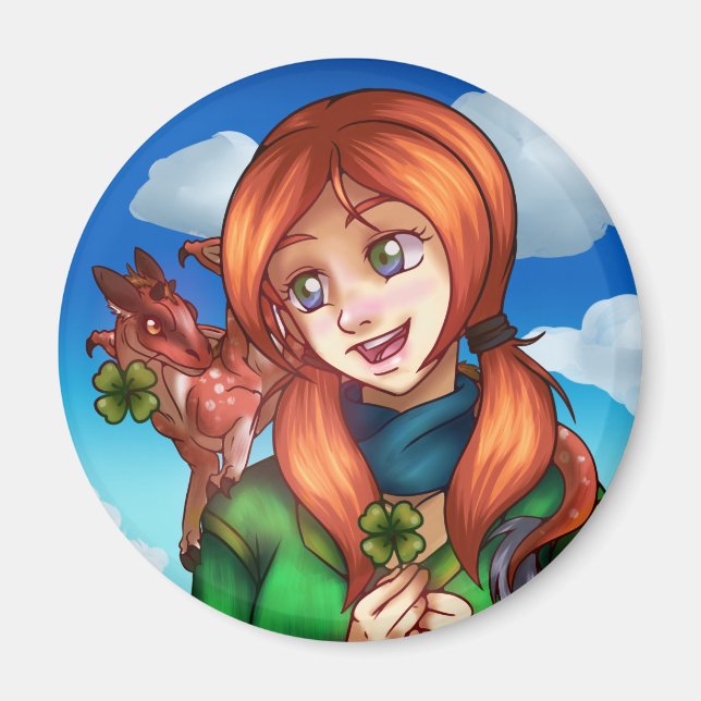 Lucky Girl Magnet (Framsidan)