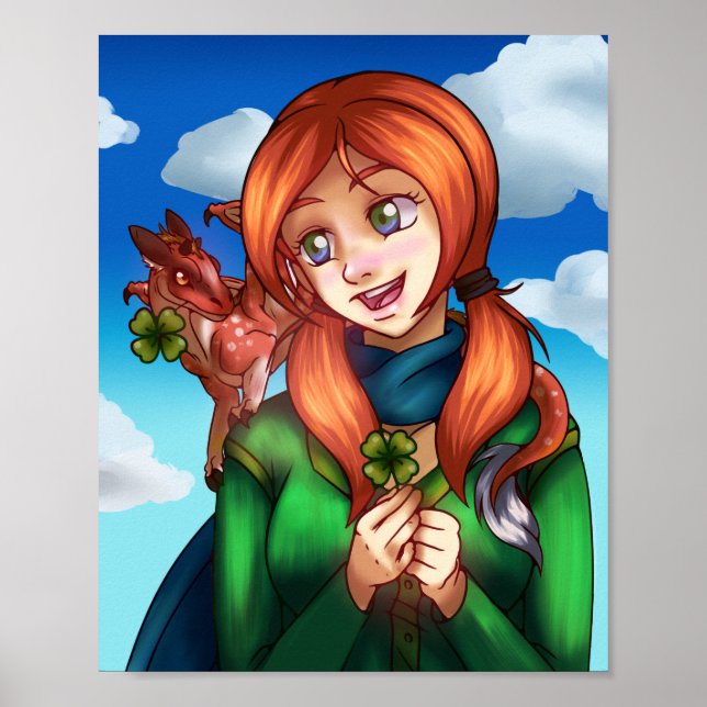 Lucky Girl Poster (Framsidan)