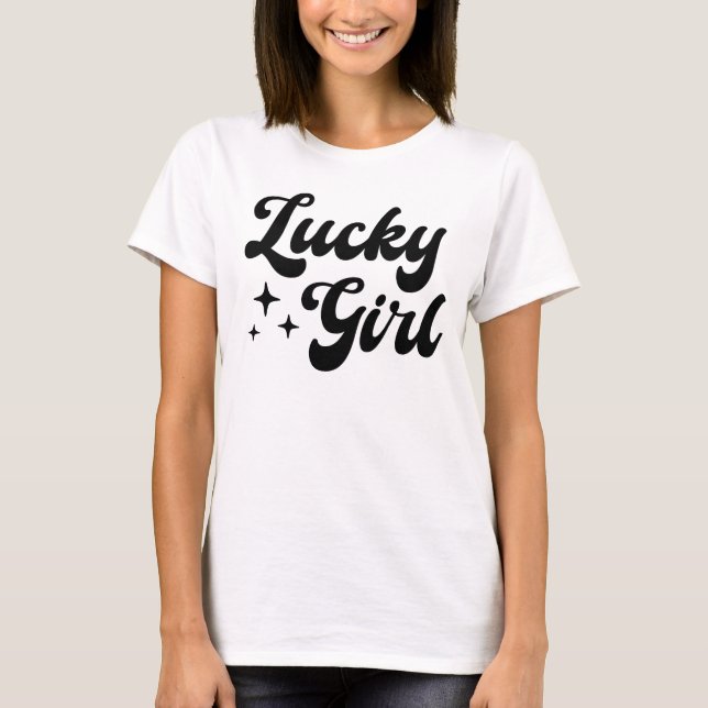 Lucky Girl T Shirt (Framsida)