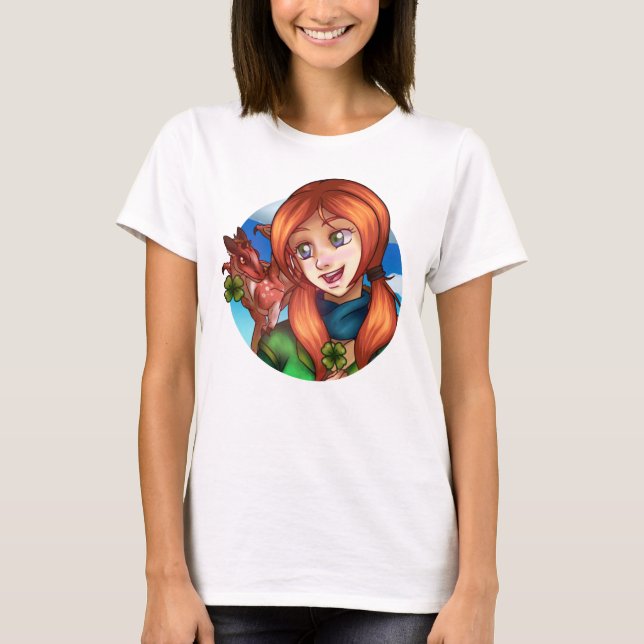 Lucky Girl T Shirt (Framsida)