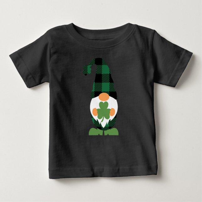 Lucky Gnome St. Patrick's Day T Shirt (Framsida)
