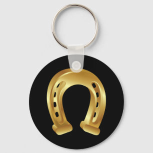 Lucky Golden horseshoe Nyckelring