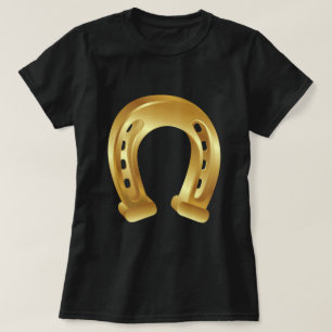 Lucky Golden horseshoe T Shirt