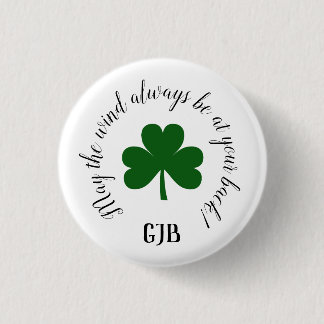 Lucky Golf Button Pin Irish Quote Knapp