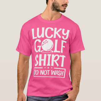 Lucky Golf klubb-kursen för idrottsgåva T Shirt