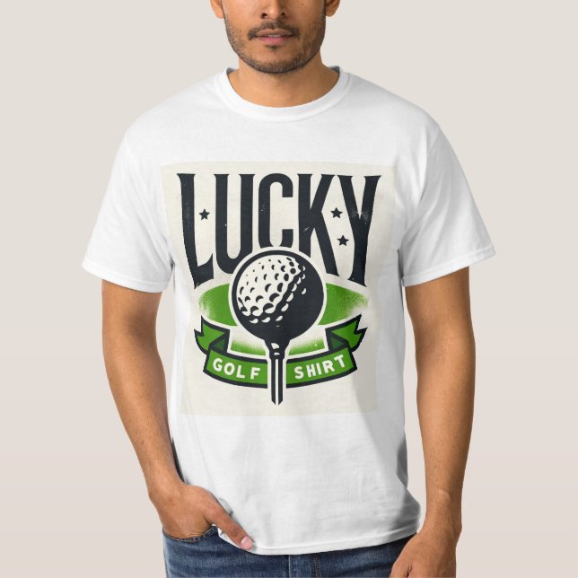 Lucky Golf Shirt T Shirt (Framsida)