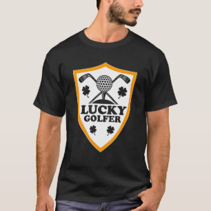 Lucky Golfer Irish Golf St. Patrick's Day T Shirt