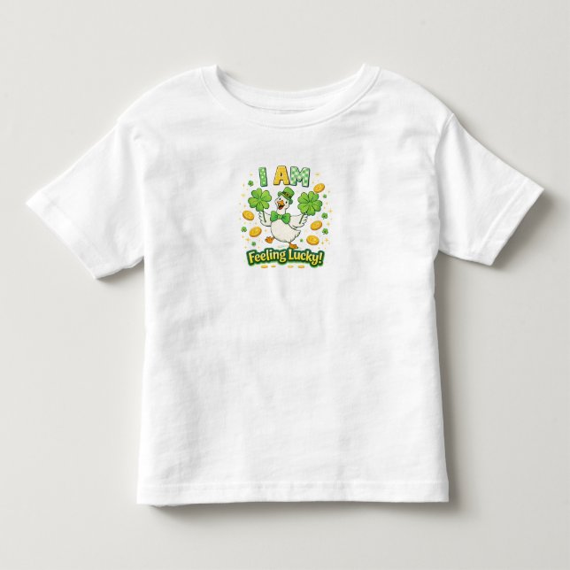 Lucky Goose Club Kids St Patrick’s Day Shirt  T (Framsida)