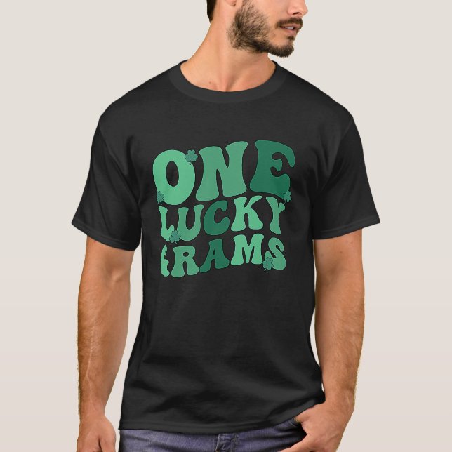 Lucky Grams Grandmor St patrick's day Grams Gra T Shirt (Framsida)