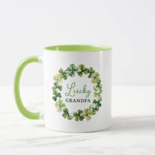 Lucky Grandpa Personlig Gift Mugg