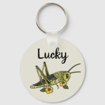 Lucky Grashopper Keychain
