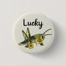 Lucky Grashopper Pin