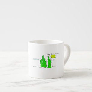 Lucky Green Kaktus Espresso Kaffemugge Espressomugg
