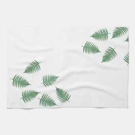 Lucky Grönt Fern Mönster minimalism Kökshandduk