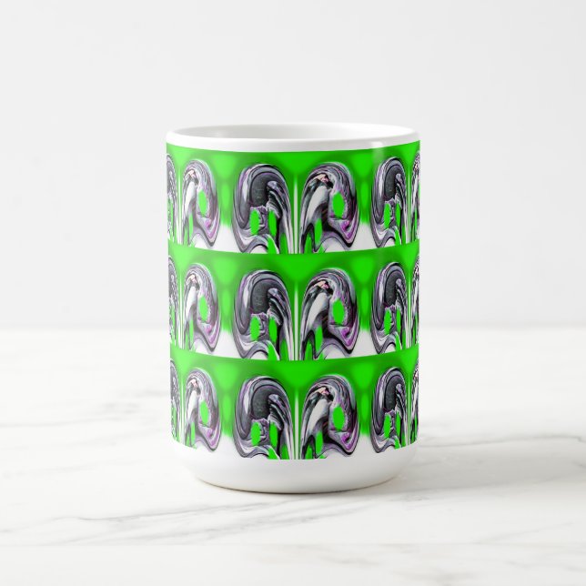 Lucky grönt kaffemugg (Center)