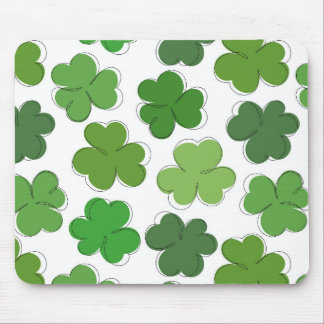 Lucky grönt klöver. Disline shamrock. Musmatta