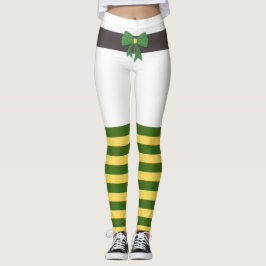 Lucky Grönt Leprechaun Socks St. Patrick's Day Leggings