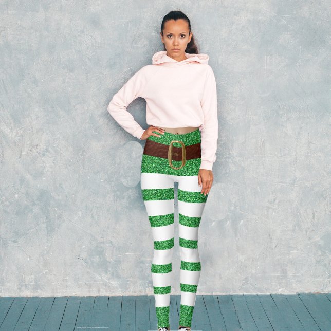 Lucky Grönt Leprechaun St. Patrick's Day Leggings (Skapare uppladdad)