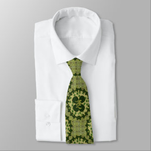 Lucky Grönt Shamrock Mönster Slips