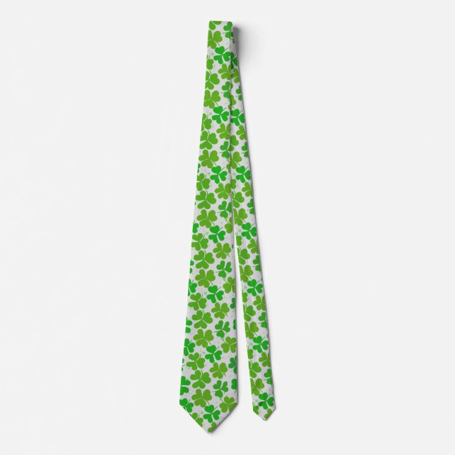 Lucky grönt Shamrock St patrick's day Slips (Framsida)