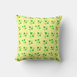 Lucky Grönt Shamrocks Pillow Kudde