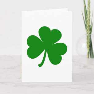 Lucky Grönt St patrick's day Shamrock Kort