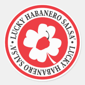 Lucky Habanero Stickers Runt Klistermärke