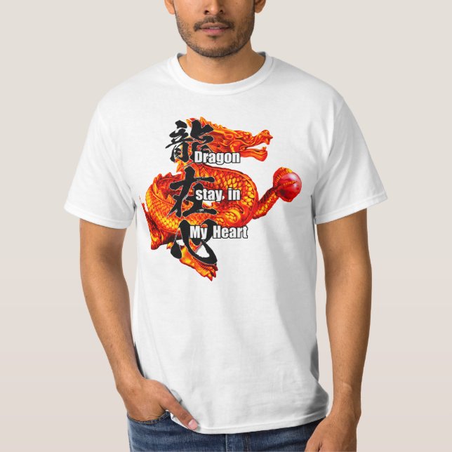 Lucky Happy Jewel Dragon T-shirt (Framsida)