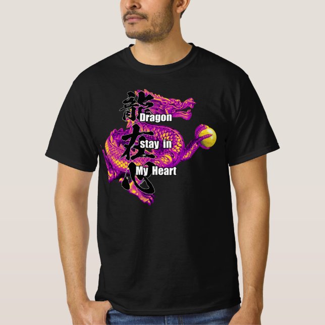 Lucky Happy Jewel Dragon T-shirt (Framsida)