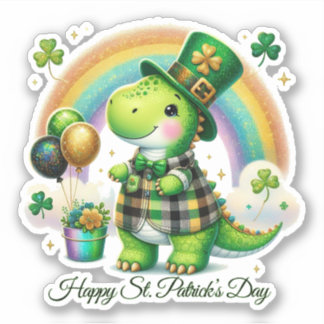 Lucky Happy St. Patrick’s Day Sticker Klistermärken