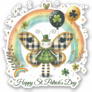 Lucky Happy St. Patrick’s Day Sticker Klistermärken