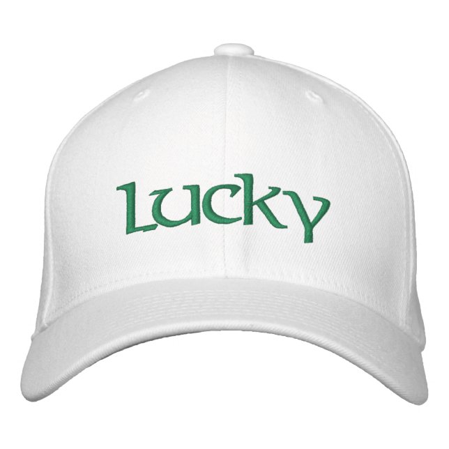 LUCKY HAT BRODERAD KEPS (Framsida)