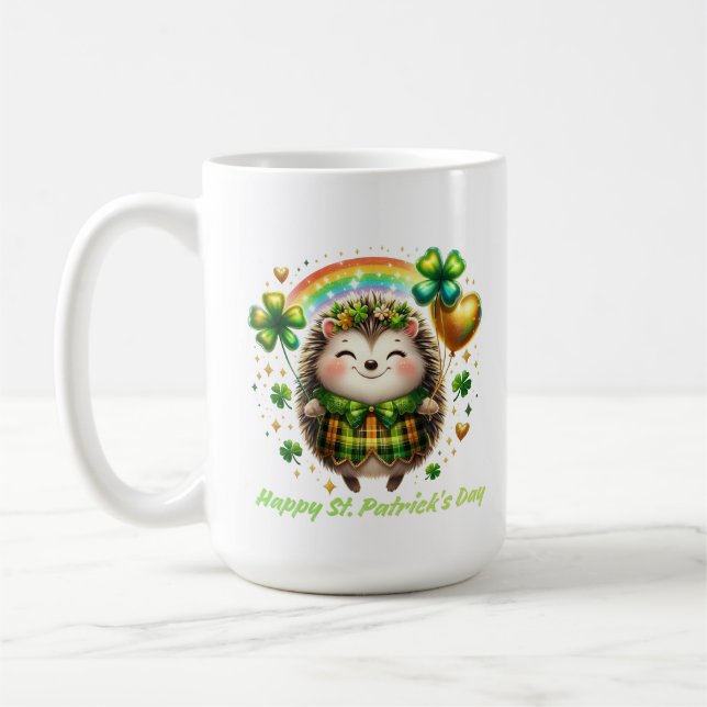 Lucky Hedgehog Rainbow Delight Kaffemugg (Vänster)