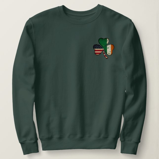 "Lucky Heritage" 🍀 🇺 🇸 🇮 🇪 T Shirt (Design framsida)