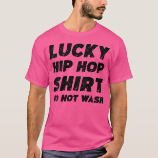 Lucky Hip hop Shirt Tvättar inte T