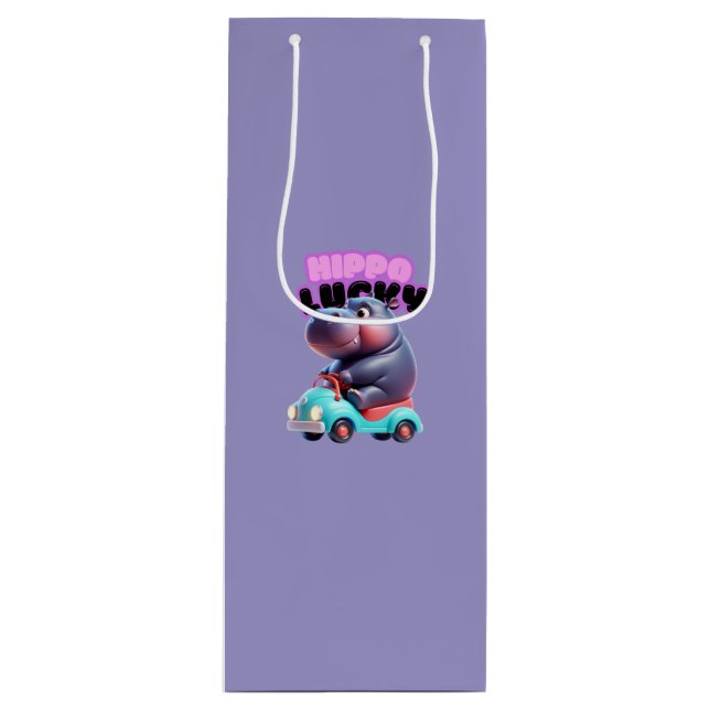 Lucky Hippo Gift Bag (Framsidan)